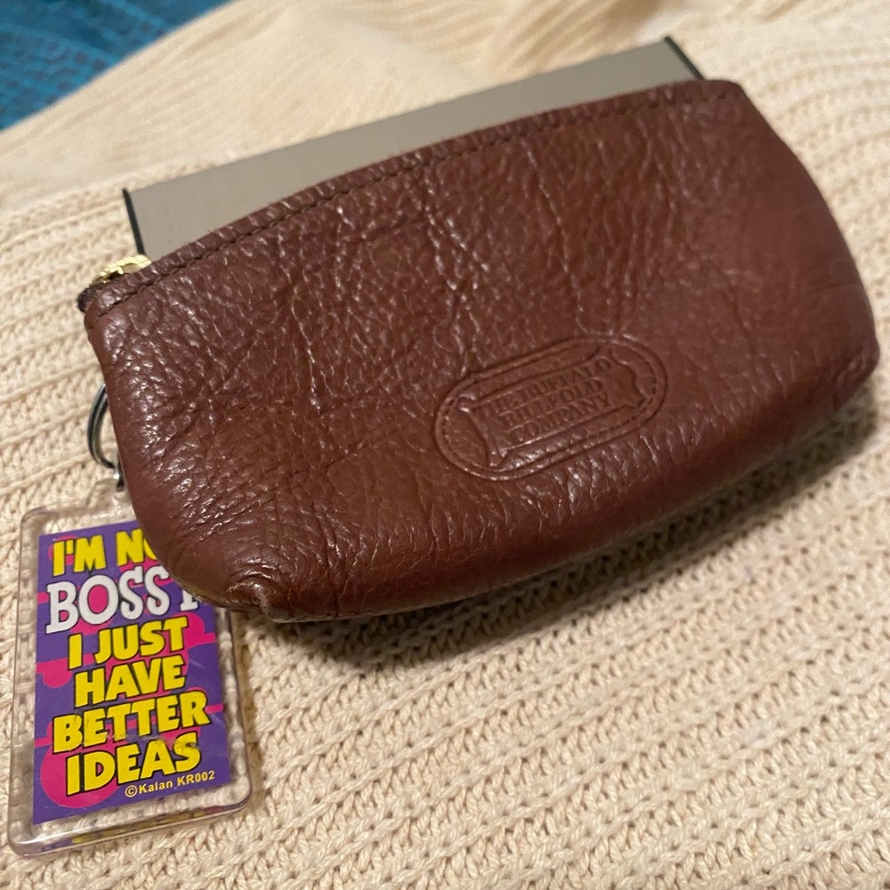 The Buffalo Billford Company Brown Leather Coin Purse